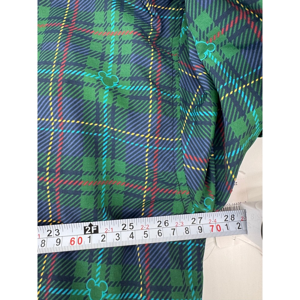 NEW Disney Jacket Adult XXL Green Plaid Golf Mickey Mouse Pluto Embroidered - Picture 15 of 15